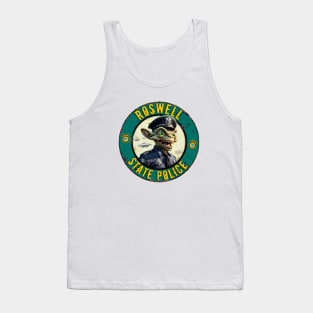 Roswell State UFO Police Department Tank Top